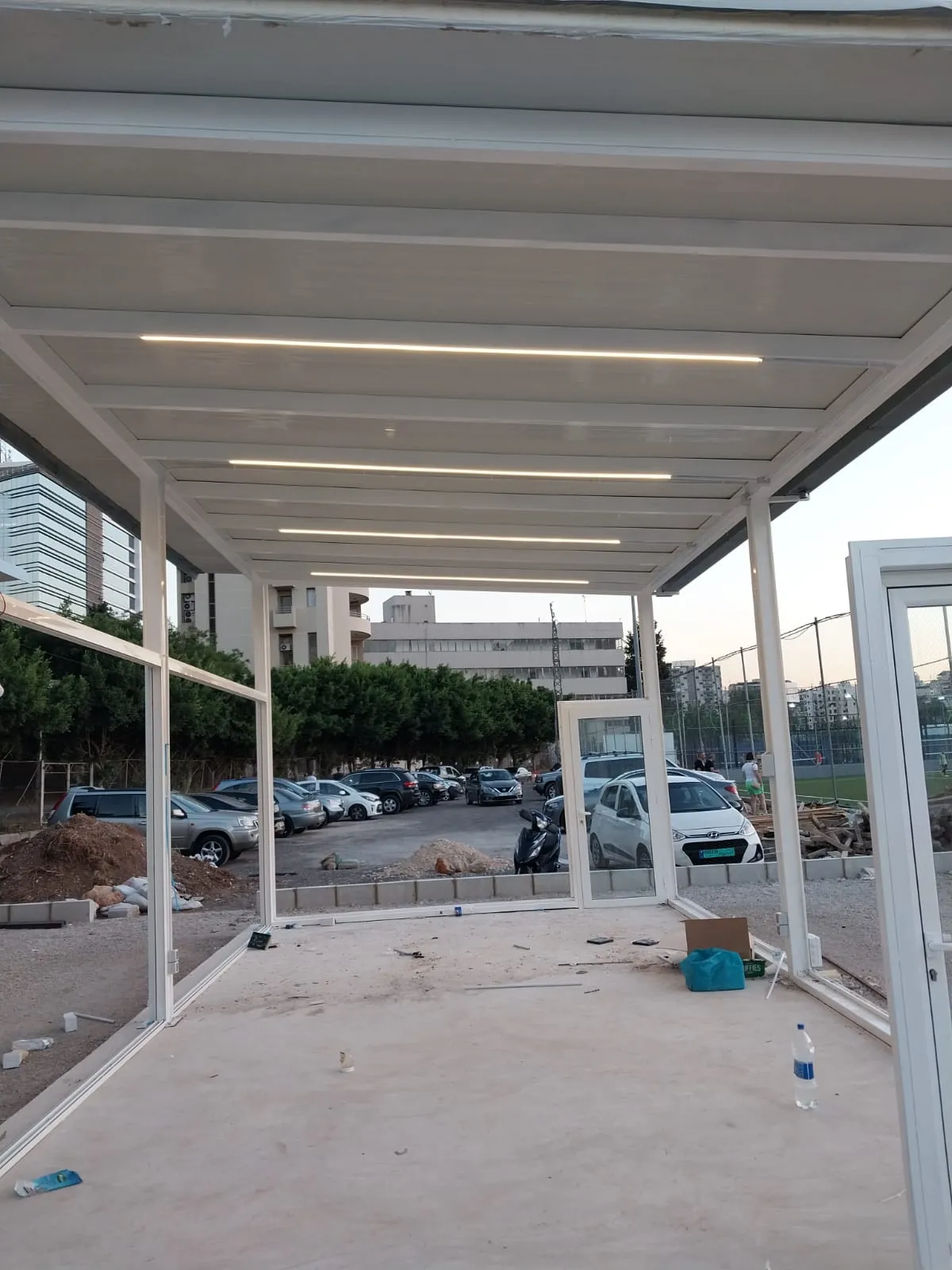 Installation of Steel Booths with Demountable Walls – Sin El Fil