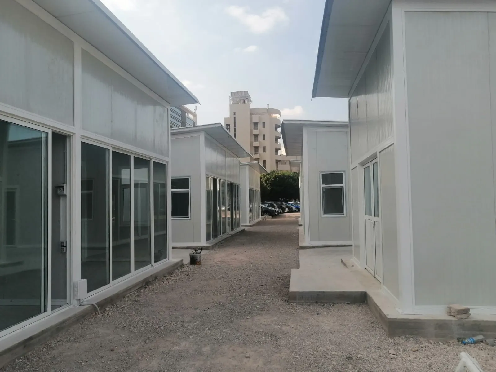 Installation of Steel Booths with Demountable Walls – Sin El Fil